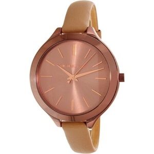 MICHAEL KORS Nude/Tan Leather Watch ⏱.